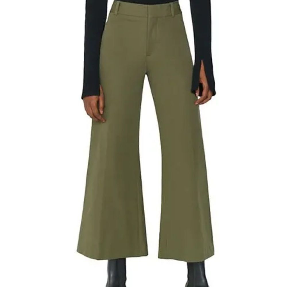 FRAME Le Crop Palazzo Trousers - Fatigues size 0 $298 - Picture 7 of 12